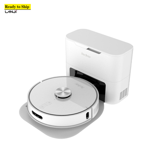 مكنسة Redkey R10 الروبوتية الذكية للمنزل، مصدر طاقة كهربائي، تنظيف رطب وجاف، نظام ملاحة LDS، بطارية، خزان مياه، لغة تشغيل أمريكية - Product Image 1