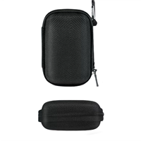 Pochette de voyage portable en caoutchouc durable 12,5x8x4cm 72g pour SSD, organiseur de câbles de données, étui de protection pour chargeur, rangement d'accessoires numériques