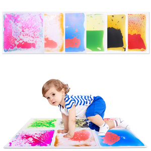 ABS quadrati sensoriali tappetini per bambini visive sensoriali piastrelle pavimento liquido tappetino per la scuola materna migliora lo sviluppo sensoriale - Product Image 1