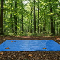 Bâche en PVC robuste enduite de PE pour camping, toit de camion, tente, couverture, rouleau de bâche en plastique imperméable de l'usine YRH