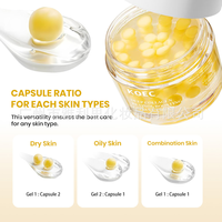 Crème Visage Hydratante Anti-Rides Éclaircissante au Collagène et Rétinol KOEC pour Tous Types de Peau