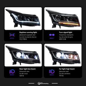 Ensemble de lentilles bifocales pour phares de voiture <span class=keywords><strong>Cruze</strong></span> 2009-<span class=keywords><strong>2014</strong></span>, accessoire de mise <span class=keywords><strong>à</strong></span> niveau de phare avant LED de haute qualité, nouvelle vente chaude - Product Image 4