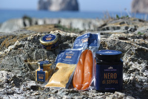 Sarda Sapori Italiano Sardo 40g Grated Mullet Roe (Bottarga) en exquisito tarro de vidrio 12 meses Vida útil Gourmet Sea Delicacy - Product Image 4