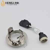 Luminaire encastré LED GU10 35W blanc, éclairage orientable, installation rapide et facile pour plafond intérieur