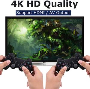 Super Console X Console de jeu rétro sans fil avec 41000+ jeux 50+ <span class=keywords><strong>émulateur</strong></span>s avec double joystick 2.4GHz 4k 128GB - Product Image 2
