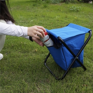 Silla de Pesca Plegable Inteligente Smarty con Estuche de Almacenamiento Integrado, Mini Silla Plegable con Bolsa Refrigerante Integrada - Product Image 1