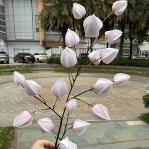 MLD Fleurs artificielles en soie faites à la main de haute qualité, cape de groseille à maquereau, blanc, <span class=keywords><strong>rose</strong></span>, bleu, décoration de mariage, fête à domicile, commande minimum 50 pièces - Product Image 5