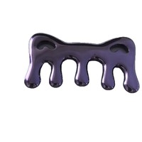 Peigne de massage Gua Sha en alliage de zinc avec oreilles de chat, à dents larges, pour massage du cuir chevelu et des méridiens, plusieurs couleurs