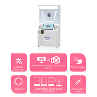 Photomaton pour événements de mariage, photomaton portable en bois sur trépied, distributeur automatique de photos, location économique pour entreprises