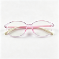 Gafas Ópticas para Niños CF-89003, Anti Luz Azul, Control de Miopía, Montura Ligera de TR90, Almohadillas Nasales de Silicona Suave, Lentes TAC, Escolares