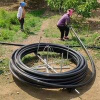 Système d'irrigation goutte-à-goutte automatique en PEHD durable DN560 DN630 DN710 PE80 PE100, résistant à la corrosion, tuyau d'arrosage automatique enroulable en plastique