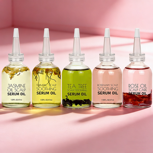 Aceite Sérum para el Cuidado del Cuero Cabelludo con Romero, Cúrcuma, Árbol de Té, Jazmín y Rosa, Calma, Equilibra y Nutre el Cuero Cabelludo, Aceite para el Tratamiento Capilar - Product Image 1