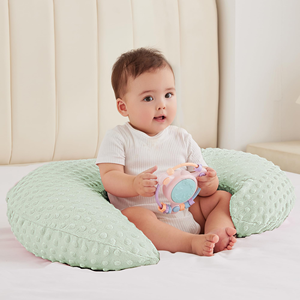 Almohada de lactancia suave para recién nacidos con diseño ergonómico que ayuda a aliviar el dolor de espalda y la fatiga de brazos - Product Image 4