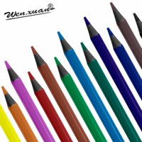 Ensemble de crayons en plastique recyclé standard de 12 couleurs, non toxiques, en vrac, pour le dessin des enfants, crayons de coloriage