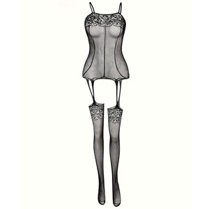 <span class=keywords><strong>Sexy</strong></span> lingerie in Europese en Amerikaanse stijl, één geheel, kousen, mesh, zwarte jumpsuit, <span class=keywords><strong>bodystocking</strong></span> - Product Image 5