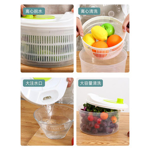 Essoreuse à salade quotidienne pratique de 3 litres pour légumes et fruits - Product Image 3