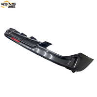 Pour Lexus IS250 IS300 IS350 2013 2019 diffuseur de pare-chocs arrière en Fiber de carbone lumineux mise à niveau lumière diffuseur arrière Kit de carrosserie personnalisé