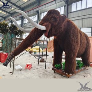 Animatronic Ice Age Animals Vivid Simulation Mammouth laineux Animatronic Life Size Mammoth à vendre - Product Image 3
