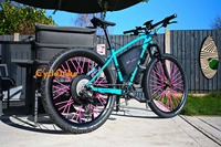 Kit de conversion populaire pour vélo électrique avec moteur de moyeu arrière 28 pouces MTX 48V 52V 2000W et batterie en option