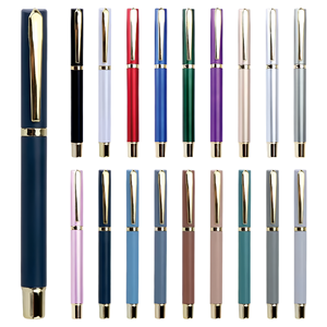 <span class=keywords><strong>Stylo</strong></span> <span class=keywords><strong>à</strong></span> <span class=keywords><strong>encre</strong></span> <span class=keywords><strong>gel</strong></span> en plastique de haute qualité avec <span class=keywords><strong>encre</strong></span> scintillante et logo personnalisé, <span class=keywords><strong>stylo</strong></span> signature 0,5 mm pour les réunions d'affaires et les cadeaux publicitaires - Product Image 1