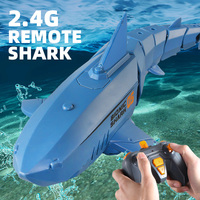 Jouets d'extérieur pour enfants, 2.4g, contrôle Radio, bateau, Simulation étanche, natation, requin électrique, Rechargeable, vente en gros