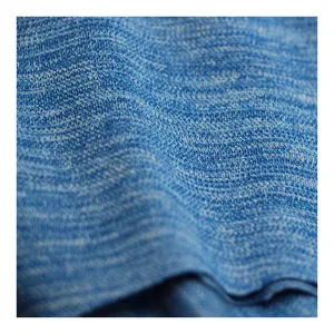 Direkt verkauf ab Werk 60% Baumwolle 40% Polyester Space Dye Stoff Strick mischung für Kleidungs stücke