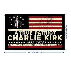 Banderas Personalizadas para el 250 Aniversario DE LA Independencia DE LOS Estados Unidos Bandera de <span class=keywords><strong>Charlie</strong></span> Kirk para Atmósfera Festiva Varios Países - Product Image 6