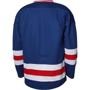 Ice Hockey Practice Jersey Men Full Sleeve V Neck Moisture Wicking Regular Fit Lightweight Training Jersey - Product Image 3