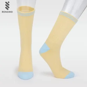 Kaus kaki antibakteri pria, kaos kaki olahraga katun penuh tabung sedang kualitas bagus deodoran antibakteri musim semi dan musim gugur