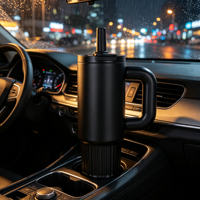 Gobelet isotherme en acier inoxydable 316 Light Luxury Twilight, grande capacité, avec paille, pour voiture et voyage, logo personnalisé