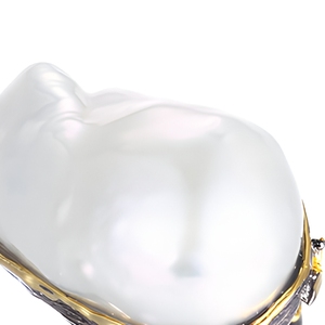 <span class=keywords><strong>Bague</strong></span> en argent Sterling 925 à la mode, grande taille, naturelle, style Baroque, Design pour femmes - Product Image 4