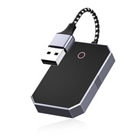 Adaptador universal inalámbrico 2 en 1 de doble sistema, compatibilidad dual para Carplay y Android Auto, Plug and Play, vehículo inteligente