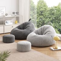 Moderne modulaire eenpersoons zitzak relaxfauteuil kussen voor woonkamer slaapkamer klein appartement stoffen bekleding