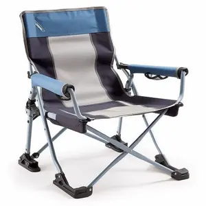 Boy kompakt üç kat taşınabilir plaj sandalyesi katlanır kamp plaj sandalyesi