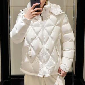 Chaqueta de plumón de ganso blanco de lujo de alta calidad superventas al por mayor de estilo clásico de invierno a prueba de viento para hombres y mujeres - Product Image 2