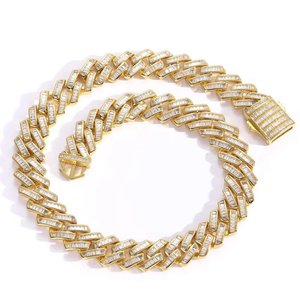 Bracelet élégant à maillons diamantés en argent sterling 925, bijou de créateur de luxe, accessoire de mode étincelant, cadeau remarquable - Product Image 1