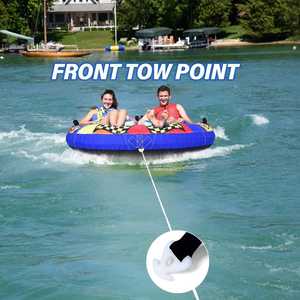 Jouet aquatique gonflable en PVC amusant pour l'été, tube de ski aquatique, tube tractable UFO fou pour les sports nautiques pour adultes - Product Image 5