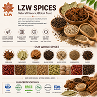 Cardamome blanche de qualité export, épice naturelle séchée, emballage personnalisé OEM disponible