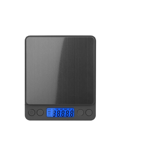 उच्च गुणवत्ता वाले स्टेनलेस स्टील पोर्टेबल इलेक्ट्रॉनिक स्केल एलसीडी डिस्प्ले खाद्य रसोई वजन मापने के लिए 2 किलो क्षमता बैटरी - Product Image 4