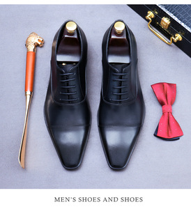 Nuevos Zapatos Oxford de Cuero para Hombre, Estilo Británico Casual de Lujo, Hechos a Mano, Transpirables, Antideslizantes, Ideales para Bodas y Eventos Profesionales - Product Image 2