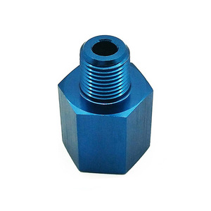 อะแดปเตอร์เกจวัดแรงดันน้ำมันเชื้อเพลิง Jiax M12X1.5 ถึง 18Npt ข้อต่อหกเหลี่ยมอะลูมิเนียมสำหรับชิ้นส่วนยานยนต์ - Product Image 3
