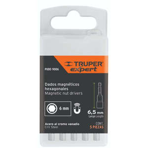 Truper esperto PUDE-9006 presa magnetica da 6 mm Set raccordo generico da 5 pezzi - Product Image 1