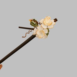 Palillos de madera para el cabello con perlas y borlas, horquillas chinas Hanfu, accesorios para el cabello, decoración para moños de señora de hadas, joyería para el cabello, regalos. - Product Image 1