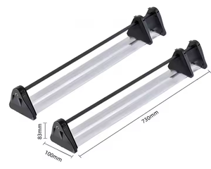 Kit optique sans cadre pour simulateur de course 500 mm/19,7'' 730 mm/28,7'' pour configuration multi-écrans, montage facile pour trois moniteurs de 21 à 35 pouces - Product Image 2