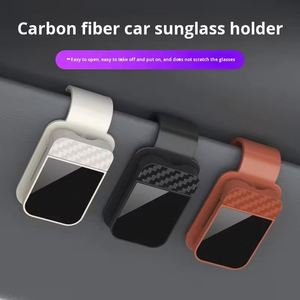 Support de lunettes de voiture transfrontalier, support magnétique pour lunettes de soleil sur pare-soleil, clip de rangement pour lunettes, kits d'intérieur de voiture - Product Image 1