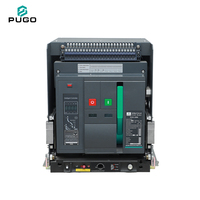 Disjoncteur de circuit à air ACB PUGO pour machines industrielles, modèle MT 1250A 3P/4P, type tiroir fixe, 65kA/80kA LSIG 50/60Hz, le plus vendu
