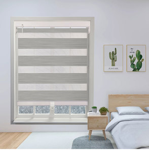 Pas de perçage jour et nuit stores enrouleurs à l'intérieur montage facile à installer sans fil zèbre ombre sans outil Double couches rideaux enrouleurs occultants - Product Image 1
