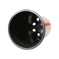 Pot de culture suspendu hydroponique en plastique avec trou de drainage, design moderne, écologique, pour usage intérieur/extérieur