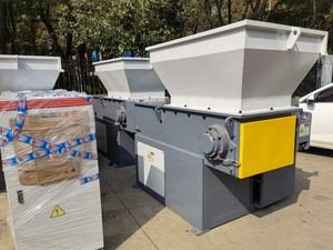 Chất thải Jumbo dệt túi đơn trục Shredder máy xay công nghiệp rơm phế liệu nhựa phim pallet một lần PP PVC Pet băm nhỏ Máy - Product Image 4