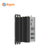 PC Industri Modular Rayin CPU+Kartu Port Multi-serial RK3588 RAM 4GB Penyimpanan 32GB LAN Ganda COM Ganda Layar HD VGA Linux